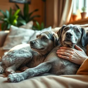 Entenda a Tosse do Seu Cão Idoso: 5 Diferenças Cruciais Entre Tosse Seca e com Catarro