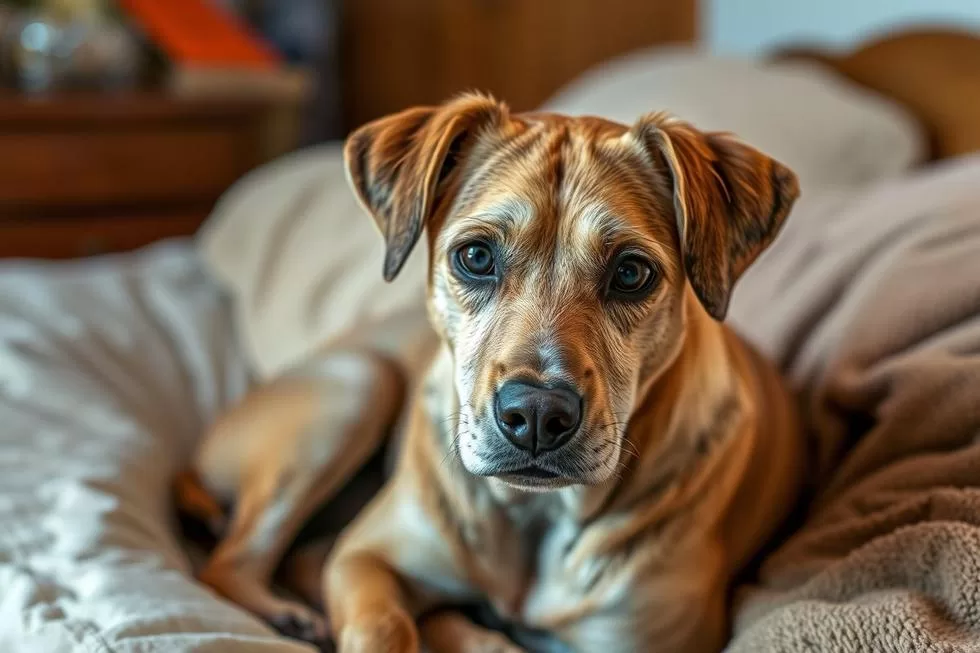 Entendendo a Pele Seca e Caspa em Cães Sêniores