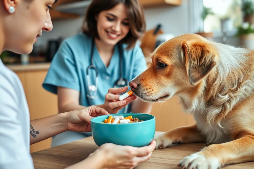 Orientações práticas para incluir suplementos na rotina do cão idoso com segurança