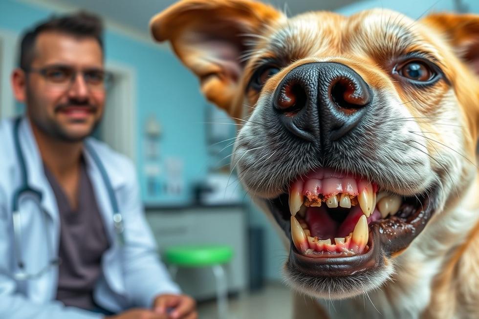 Sinais de Alerta e Quando Procurar Ajuda Veterinária Urgente para Saúde Bucal do Cão Idoso