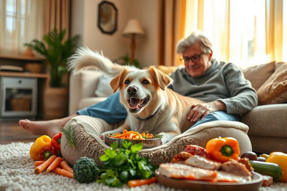 Por Que a Alimentação Natural Faz Diferença para Cães Sênior