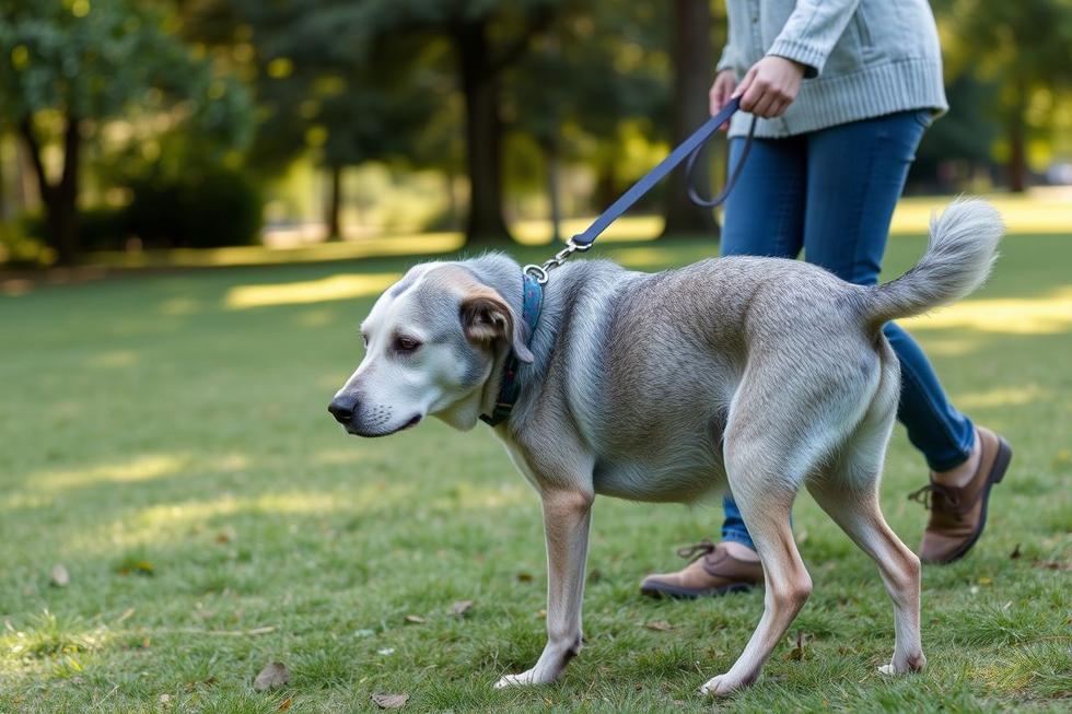 Entendendo as Necessidades Especiais dos Cães Idosos Durante os Passeios
