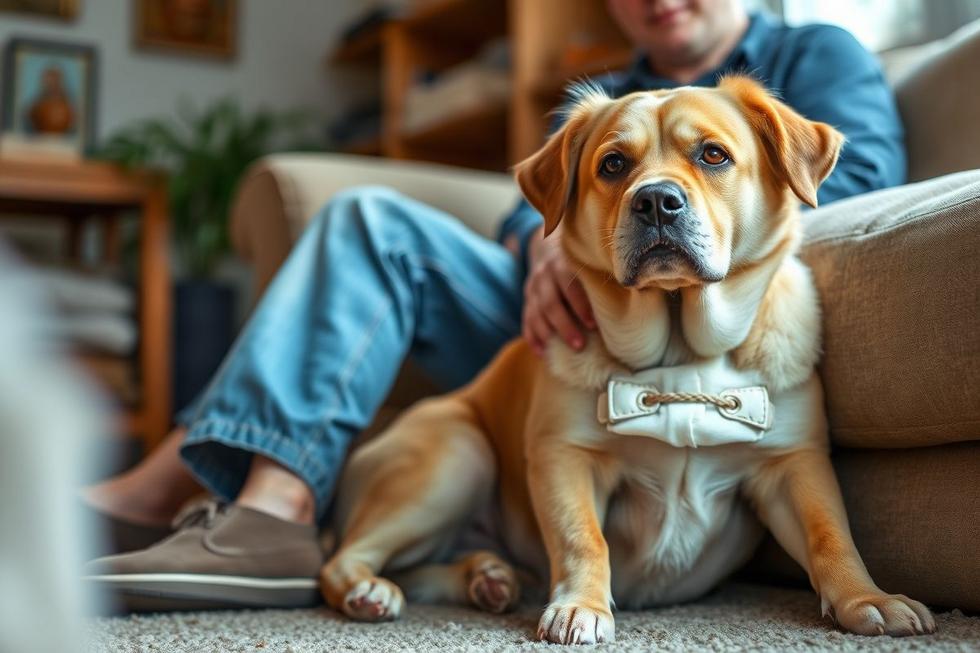 Entendendo os Desafios do Sobrepeso no Cão Idoso