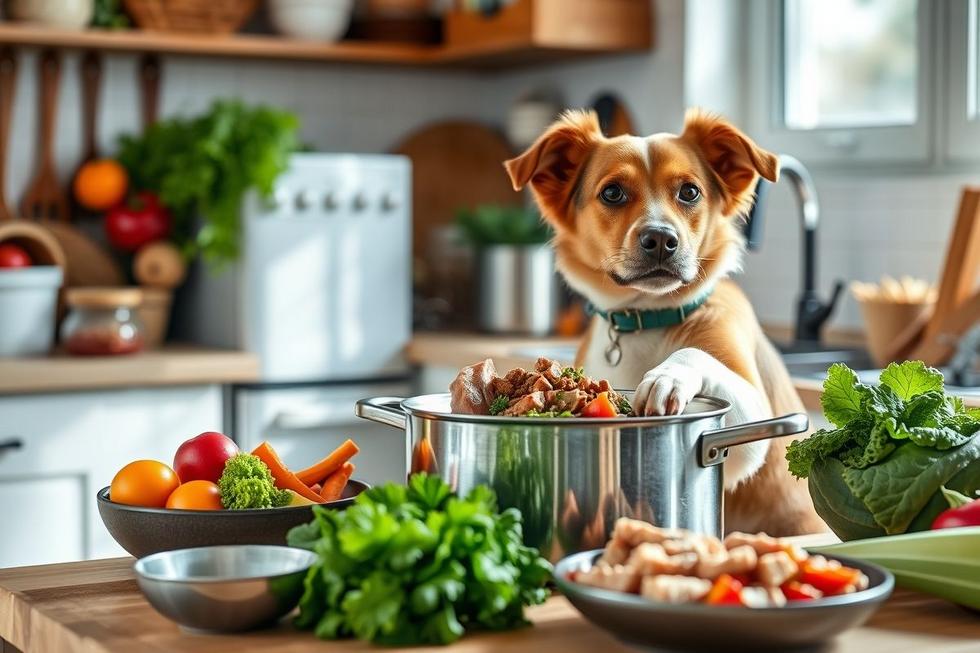 Como Preparar Comida de Panela Segura e Nutritiva Para Seu Cachorro Idoso