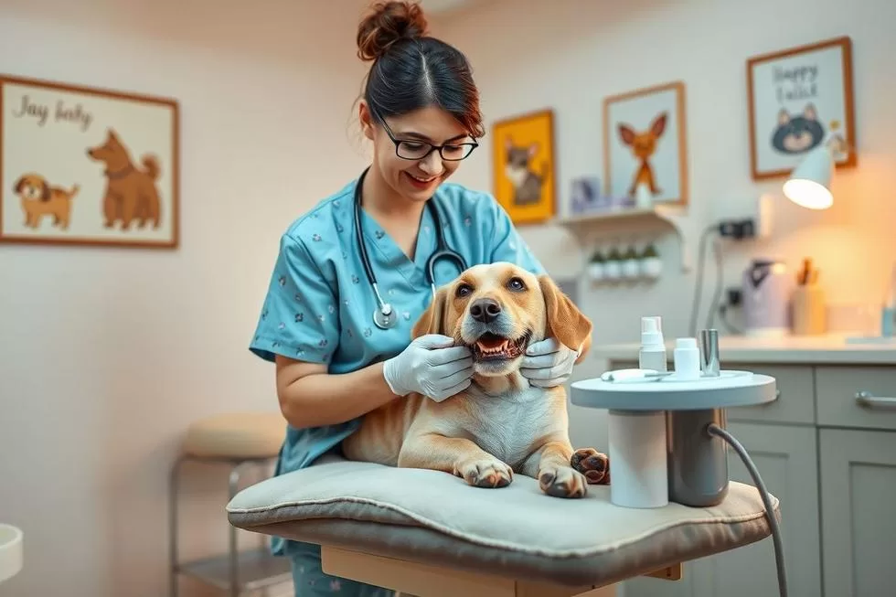 Métodos Seguros para Limpeza de Tártaro em Cães Idosos