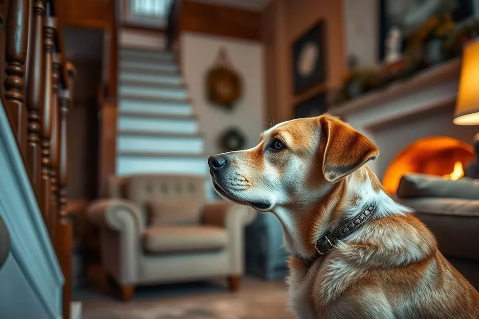 Entendendo os Desafios das Escadas para Cães Idosos