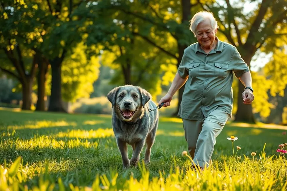 Cães Idosos: 7 Dicas para Passear com Seu Melhor Amigo com Conforto e Segurança