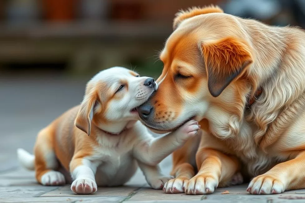 Cães em Harmonia: Como Fazer Seu Cão Idoso e o Cão Jovem Conviverem com Amor