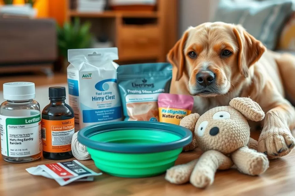 Itens Essenciais para Montar o Kit de Emergência do Seu Cão Sênior