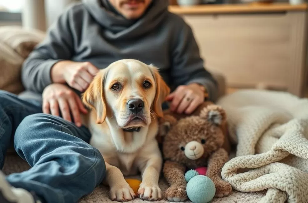 Cão Idoso: Como Aliviar os Sintomas de Babar e Tremer com Carinho