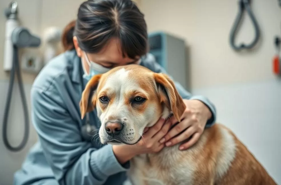 Como Deixar seu Cão Idoso Mais Calmamente Durante Consultas Veterinárias