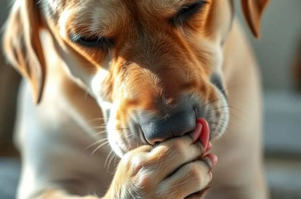 Lambe as Patas: Entenda o Comportamento Compulsivo em Cães Idosos