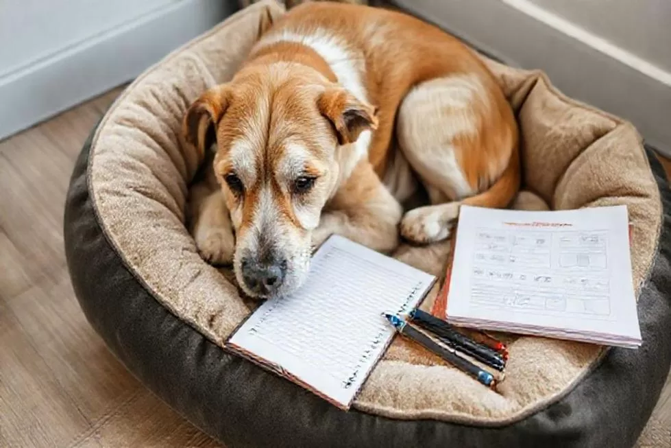 Por Que Criar um Diário de Saúde Para Seu Cão Idoso