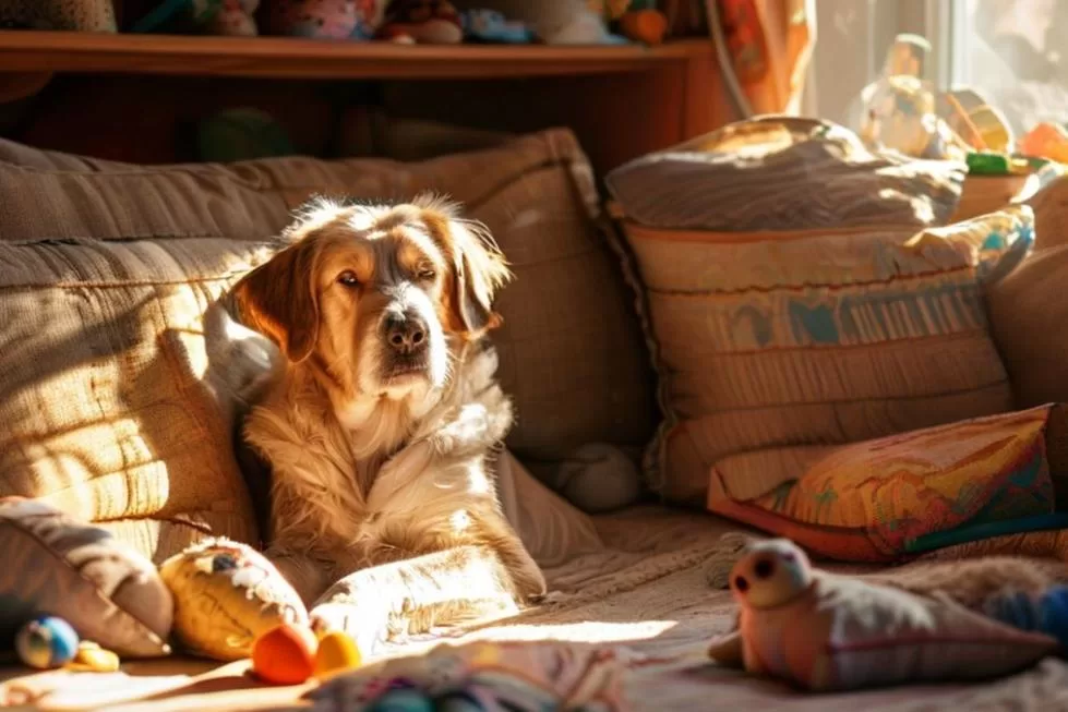 Como Ajudar Seu Cão Idoso a Superar Ansiedade e Tédio em Casa